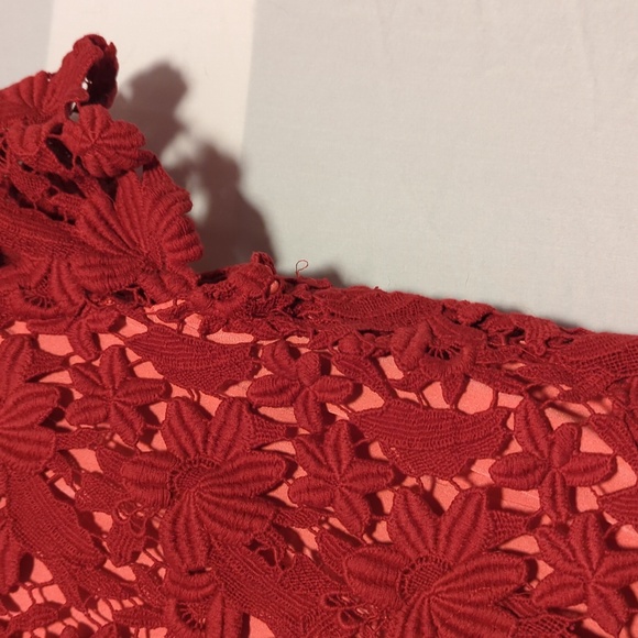 Elie Tahari floral red formal dress - Picture 6 of 9